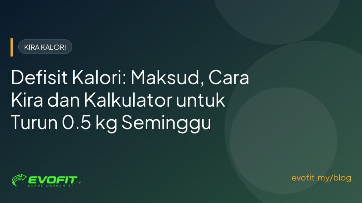 Defisit Kalori: Maksud, Cara Kira dan Kalkulator Turun 0.5 kg Seminggu